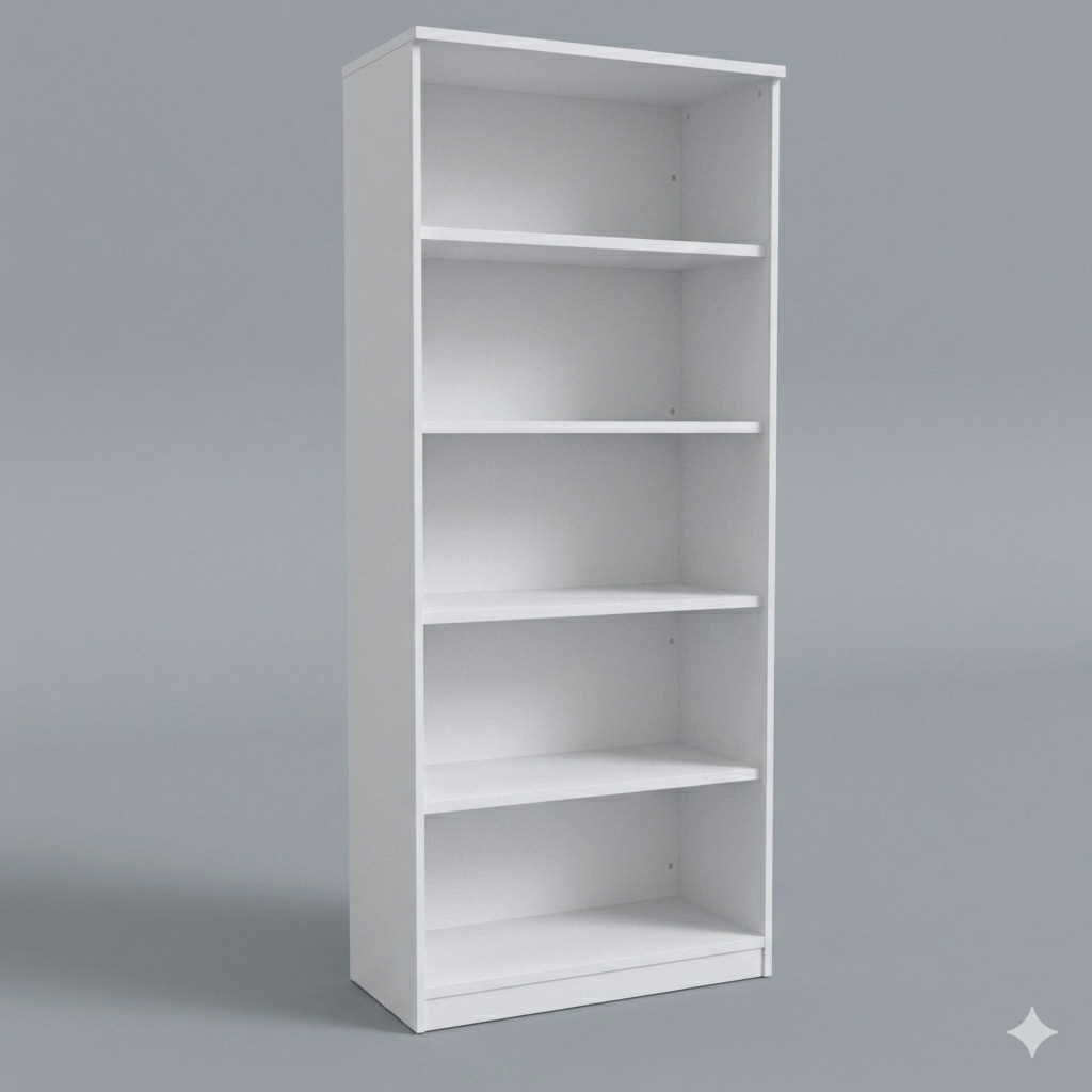 Storage Cabinet wooden with Open Shelves