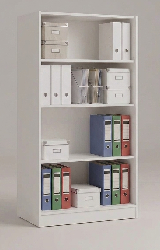 Storage Cabinet wooden with Open Shelves image 3