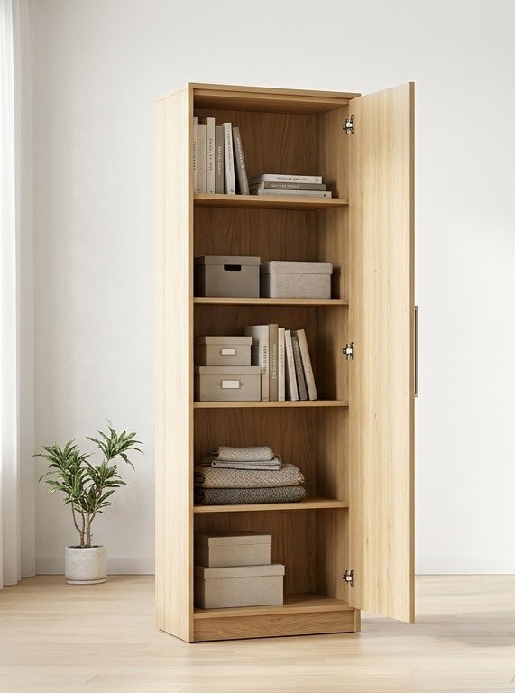 Storage Cabinet Wooden Singel Door Full Height W40xd40xh170 image 2