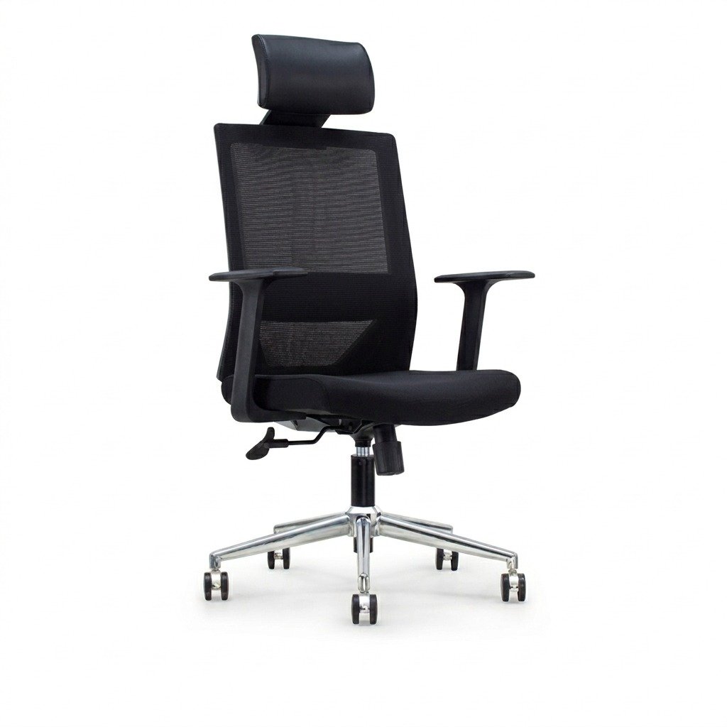 Office Chair High Back Mesh Aluminium Base SZ-CH268A
